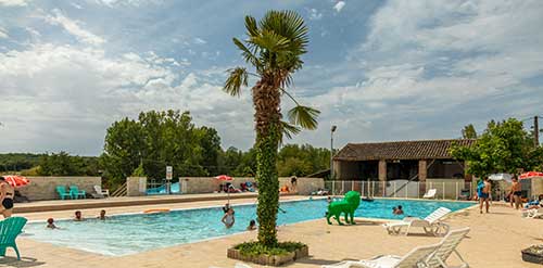 piscine chauffée camping proche Moissac